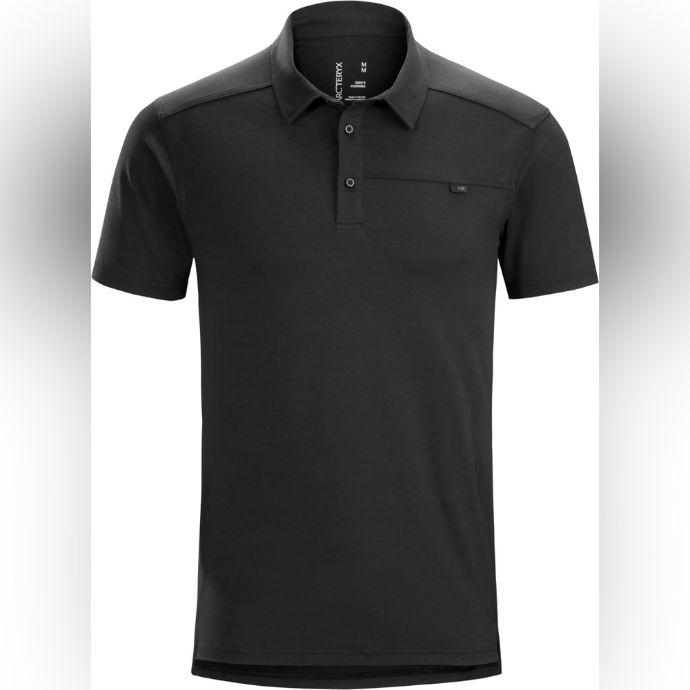 Arcteryx Mens Captive SS Polo Black